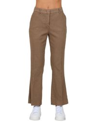 Via Masini 80 - Trousers > wide trousers - Lyst