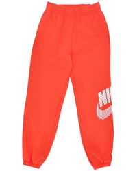 Nike - Lichtgewicht Trainingsbroek Sportkleding Sb Dance Fleece Oversized Broek Picante Rood - Lyst
