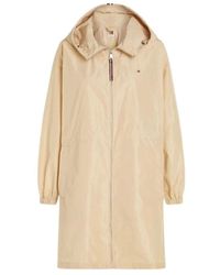 Tommy Hilfiger - Winddichte parka mit kapuze und taschen - Lyst