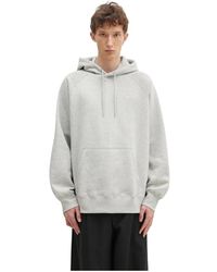 WOOD WOOD - Hoodies & Sweatvesten ,Grijs ,Katoen Fred Hoodie - Lyst