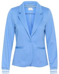 Kaffe - Klassische Blazer Jacke Mit Streifen - Lyst