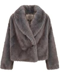 VALENTINI 1972 - Faux Fur &Amp; Shearling Jassen - Lyst