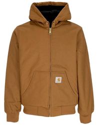 Carhartt - Bruine Rigid Active Jacket - Lyst