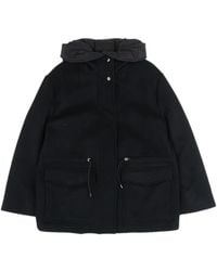 Moorer - Jassen ,Zwart ,Wol Zermatt 3-In-1 Jas - Lyst