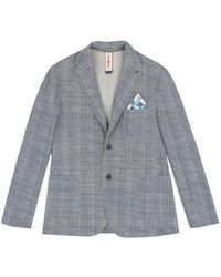 Bob - Jassen ,Grijs ,Katoen Giacca Monopetto Cotone Spampato - Lyst