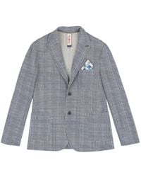 Bob - Jassen ,Grijs ,Katoen Giacca Monopetto Cotone Spampato - Lyst