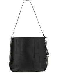 Hogan - Tassen ,Zwart ,Leer Hocket Medium Hobo Bag - Lyst
