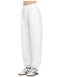 adidas - Fitness ,Wit ,Witte Sportieve Broek Soft Lux - Lyst