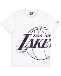 KTZ - Nba Logo Tee Los Angeles Lakers - Lyst