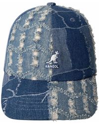 Kangol - Accessoires ,Blauw ,Denim Denim Mashup Baseball Cap - Lyst