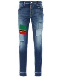 DSquared² - Stretch denim slim-fit jeans - Lyst