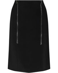 Tom Ford - Schwarzer bleistiftrock mit reißverschlussdetails - Lyst