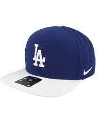 Nike - Mlb Los Angeles Dodgers Dri-Fit Pro Gestructureerde Pet Met Vierkante Klep - Lyst