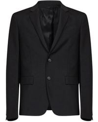 Fendi - Kostuums ,Zwart ,Wol Kid Mohair Blazer - Lyst