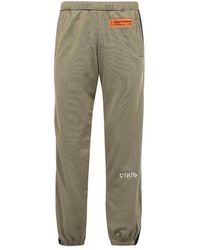 Heron Preston - Sportliche hose mit logo-patch - Lyst
