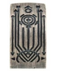 Caï - Zilveren Oorbellen Voor Volwassenen Met Tattoo Patroon - Lyst