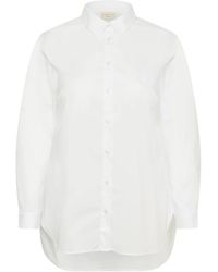 Kaffe - Overhemden ,Wit ,Polyester Belli Blouse - Lyst