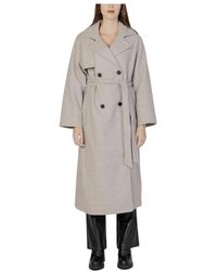 ONLY - Double-Breasted Coats - Lyst