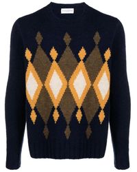 Ballantyne - Gemusterten intarsia strickpullover - Lyst