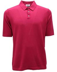 Ballantyne - Tops ,Rood ,Kersen Polo Hals Pullover Shirt - Lyst