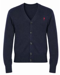 Ami Paris - De Coeur Cardigan - Lyst