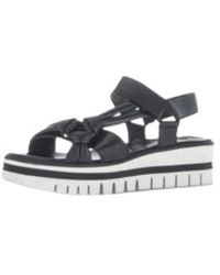 Gabor - Bequeme Schwarze Sandalen Für Damen - Lyst