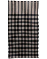 Skall Studio - Kariertes Muster Schal - Lyst