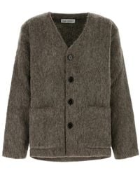 Our Legacy - Truien & Vesten ,Grijs ,Wol Hairy Wool Cardigan - Lyst