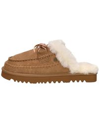 Warmbat - Schoenen ,Bruin ,Suède Marra Suède Pantoffels - Lyst