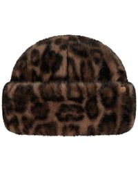 Barts - Accessoires ,Bruin ,Polyester Cherrybush Muts - Lyst