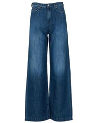 Roy Rogers - Wijde Pijp Denim Jeans - Lyst