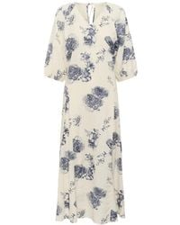 Part Two - Stunning Flower Print Kleid - Lyst
