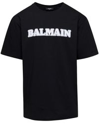 Balmain - E T-Shirts und Polos - Lyst