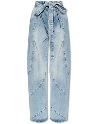 The Attico Flared Jeans - - Dames - Blauw