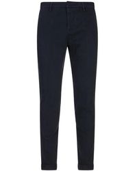 Dondup - Broeken ,Blauw ,Katoen Blauwe Katoen Elastaan Jeans - Lyst