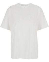 Grifoni - T-Shirt Met Ronde Hals En Korte Mouwen - Lyst