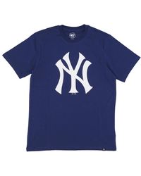 '47 - Tops ,Blauw ,Katoen Mlb Echo Tee Neyyan - Lyst