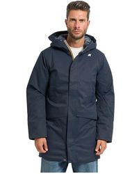 K-Way - Single-Breasted Coats - Lyst