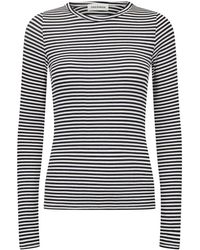 Sofie Schnoor - Gestreept Langarm T-Shirt - Lyst