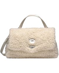 Zanellato - Weiße dolly handtasche mit klappe - Lyst