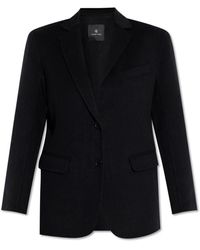 Anine Bing - Jassen ,Zwart ,Wol Quinn Wollen Blazer - Lyst