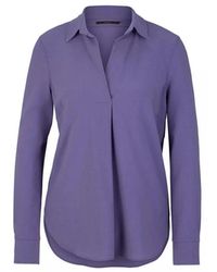 Windsor. - Overhemden ,Paars ,Elegante Blouse Met Unieke Stijl - Lyst