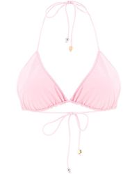 Jacquemus - Badmode ,Roze ,Le Haut De Plage Triangle Bikini Top - Lyst