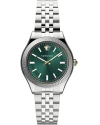 Versace - Accessoires ,Grijs ,Horloges - Lyst