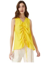 Manila Grace - Sleeveless Tops - Lyst
