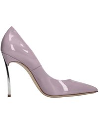 Casadei - Schoenen ,Paars ,Leer Blade Pump - Lyst