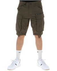 G-Star - Korte Broeken ,Groen ,Katoen Casual Shorts - Lyst