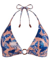 Vilebrequin - Badmode ,Veelkleurig ,Disco Butterfly Neckholder Bikini Top Voor - Lyst