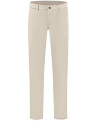 Com4 - Broeken ,Katoen Modern Chino - Lyst