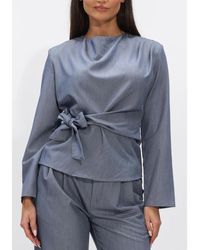 co'couture - Tenga Pleat Blouse - Lyst